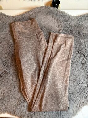 aerie Taupe High-Waisted Leggings Size Small